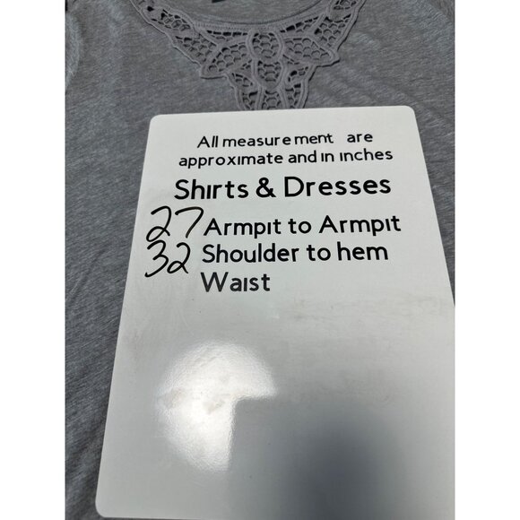 Torrid Womens Crochet Neckline Short Sleeve Lightweight T-Shirt Size 4X - Picture 8 of 8